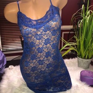 Blue Lace Cami
